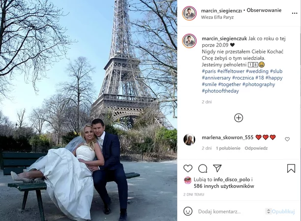 Uwielbiany gwiazdor disco polo świętuje 18 rocznicę ślubu! Otrzymał moc gratulacji! 