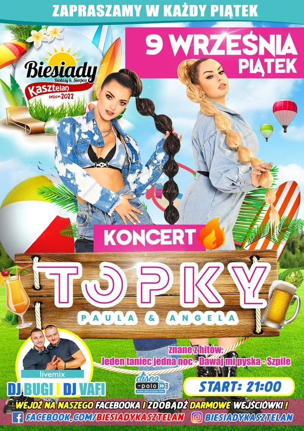 Topky w Biesiadach Kasztelan już 9 września! To będzie niezapomniana impreza