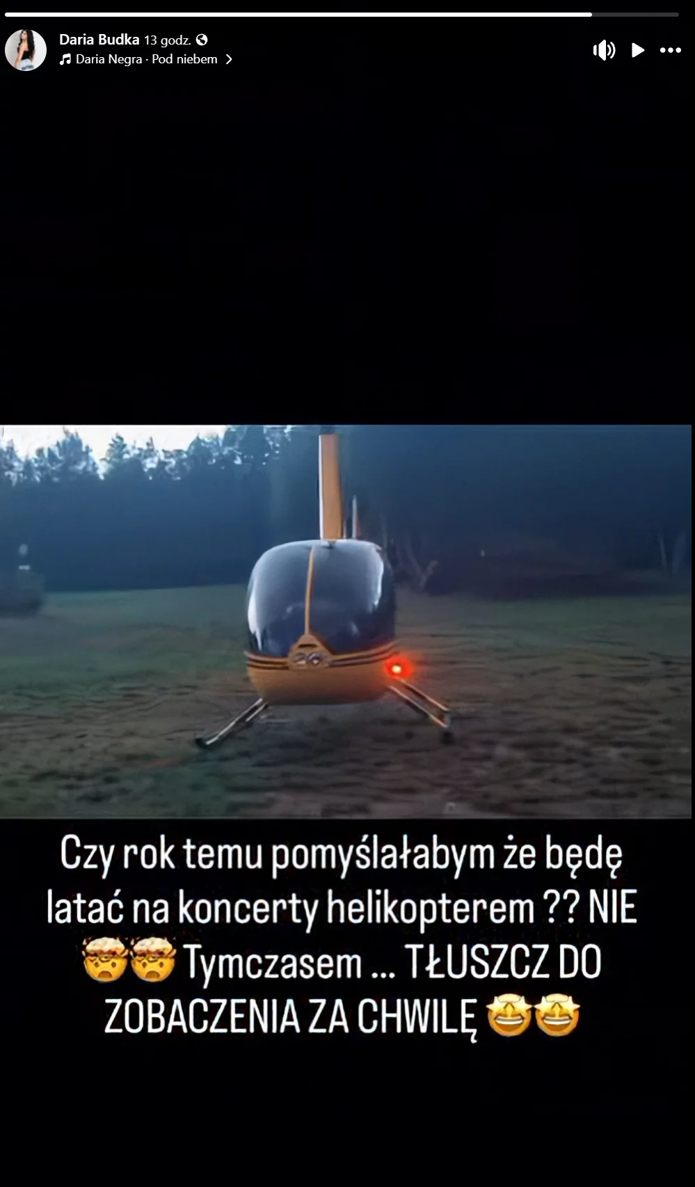 Daria Budka poleciała na koncert helikopterem. Zwyciężczyni Disco Star jak prawdziwa gwiazda!