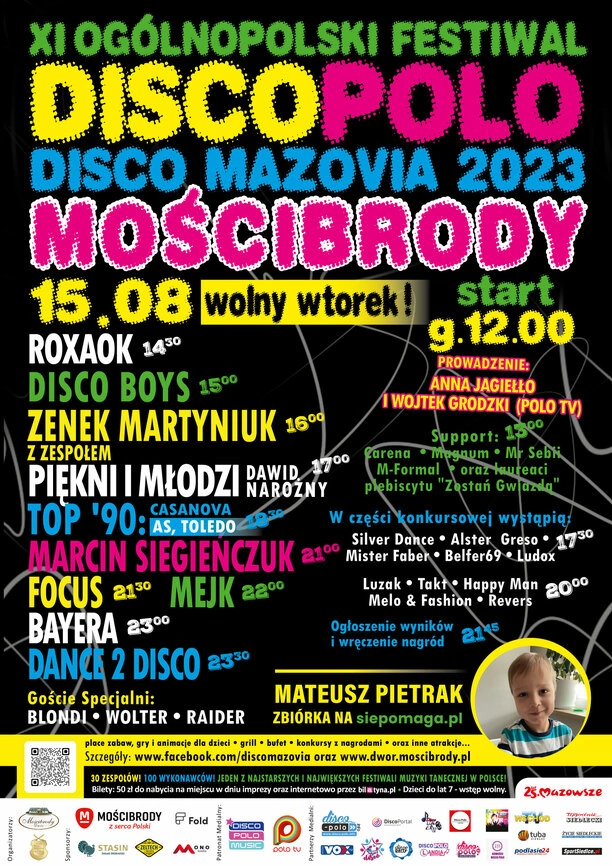 XI Ogólnopolski Festiwal Muzyki Tanecznej Disco Mazovia 2023! Bilety w wyjątkowej cenie do końca lipca! Warto zakupić już teraz!