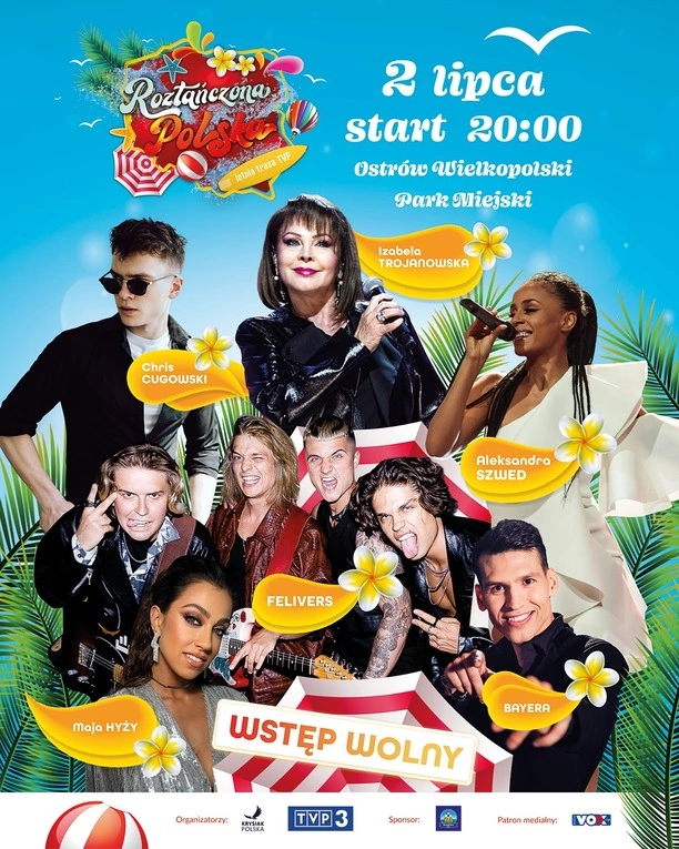 Roztańczona Polska 2023 Ostrów Wielkopolski - najważniejsze informacje - kto wystąpi? Nie zabraknie disco polo!