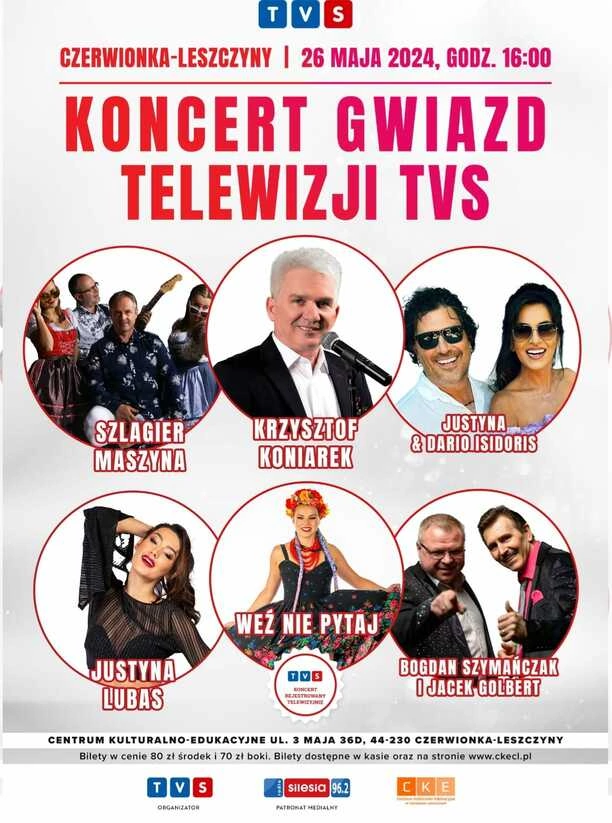 Koncert gwiazd TVS w Czerwionce-Leszczynach! Wystąpią gwiazdy disco polo!