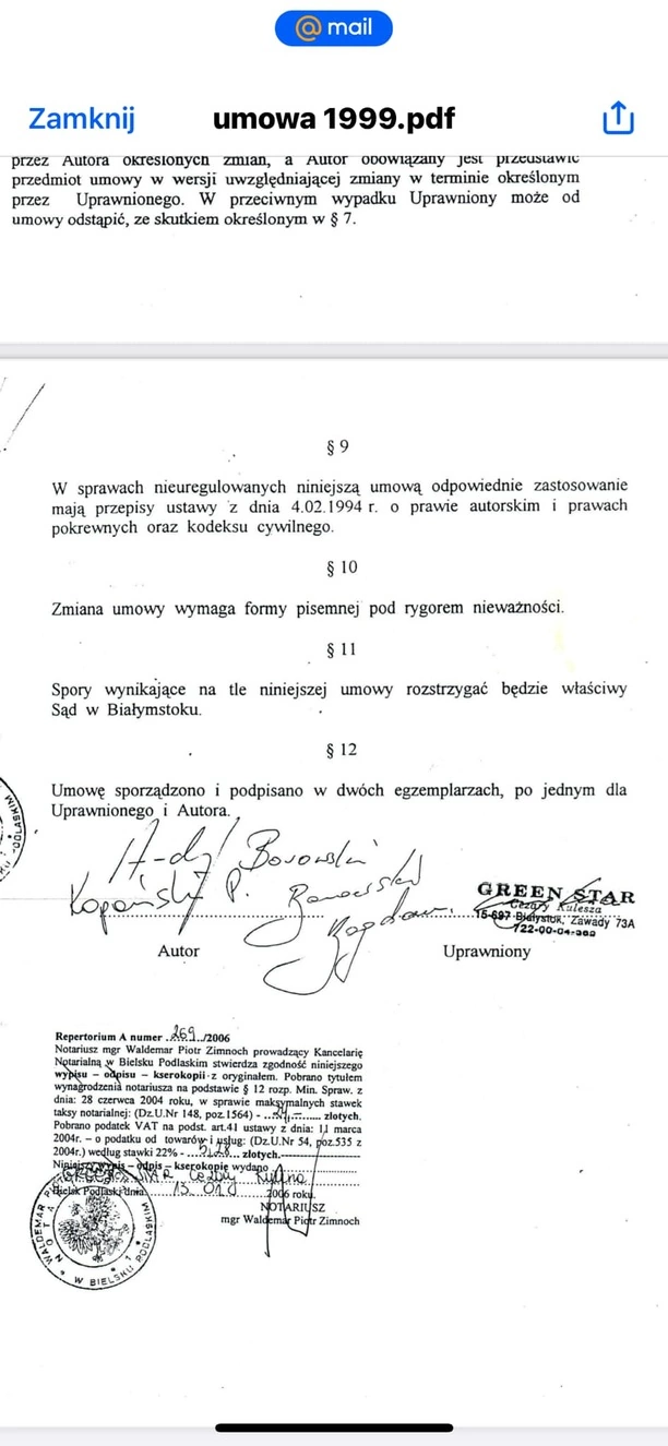 Pilne! Green Star publikuje dowody! Utwór "O Tobie kochana" nie należy do Bogdana Borowskiego