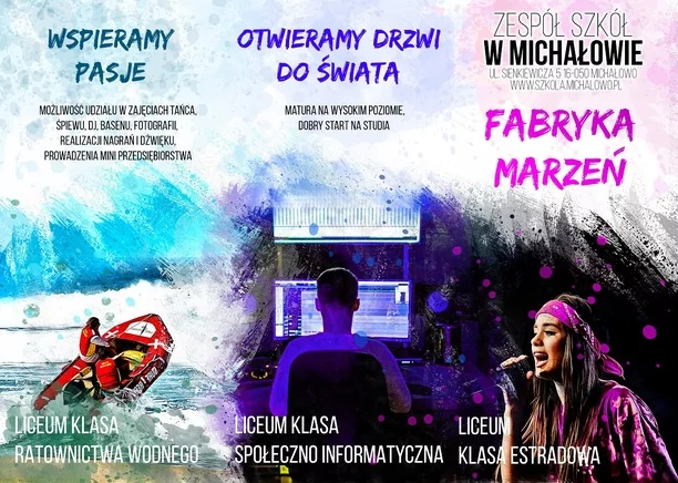 Szkoła o profilu disco polo wzbogaca swoją ofertę! Powstały nowe profile klas! 