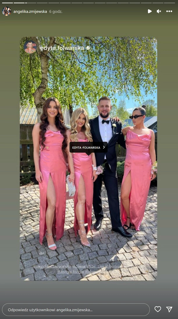 Olśniewająca Angelika Żmijewska na ślubie swojej przyjaciółki! Gwiazda disco polo wyglądała przepięknie!