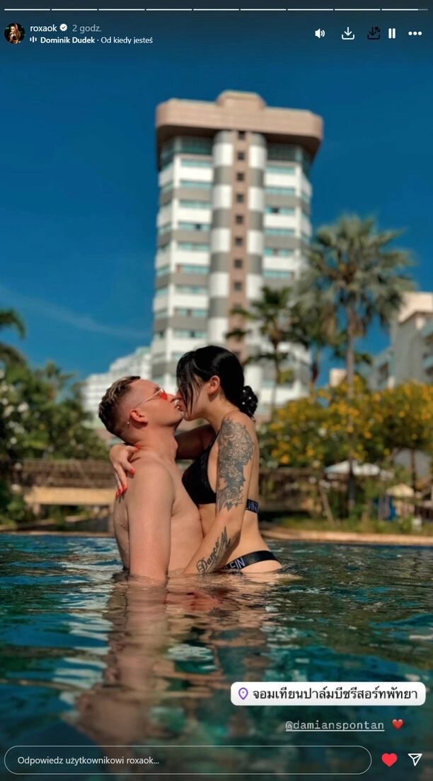 Roxaok i Damian Gwiazdowski na romantycznych wakacjach w Azji! Zobacz gorące zdjęcia zakochanej pary disco polo!