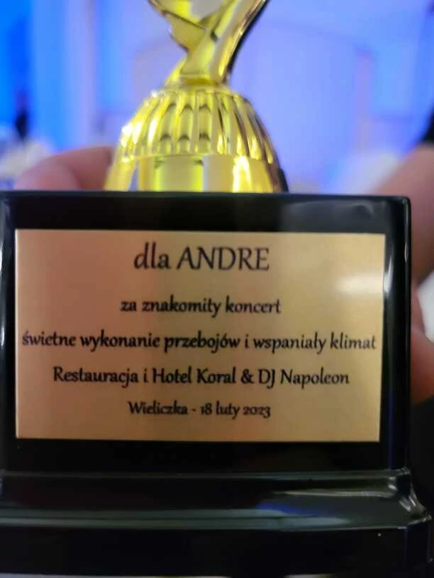 Andrzej Andre Marcysiak ze specjalną nagrodą! Zagrał na scenie razem z Boney M oraz Smokie