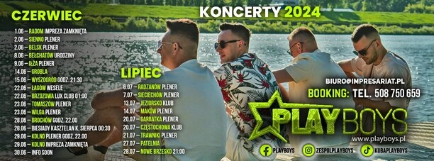 Playboys rusza w niesamowitą trasę koncertową! Sprawdź, gdzie zagrają gwiazdy disco polo w czerwcu i lipcu!