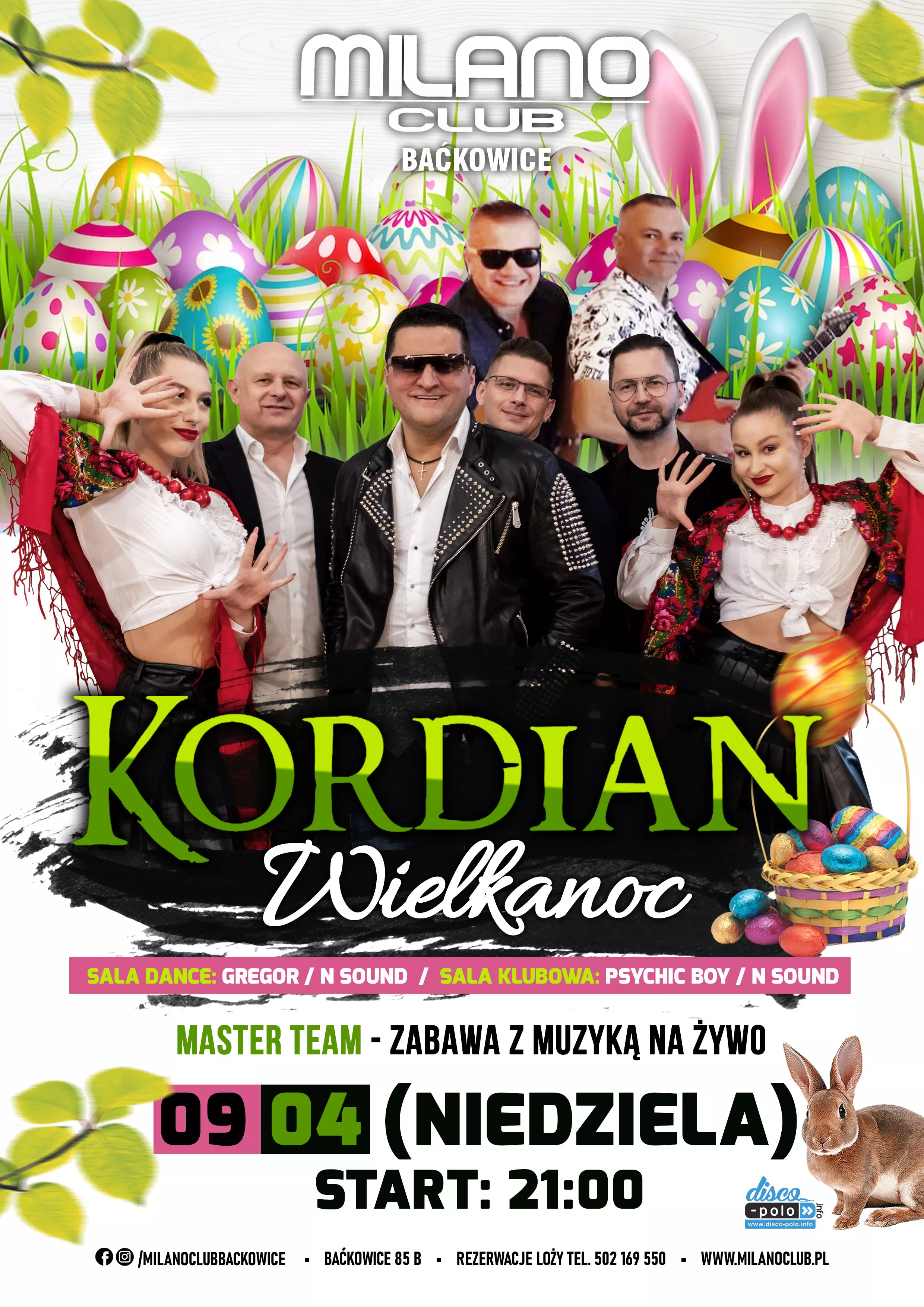 Kordian król góralskiego disco polo – już 9 kwietnia na świątecznej imprezie w klubie Milano Baćkowice! To będzie epicka impreza