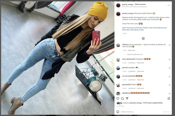 Przepiękna wokalistka - Paulina Banaszek Energy Girls zachwyca modną stylizacją! To modowy hit sezonu?! 