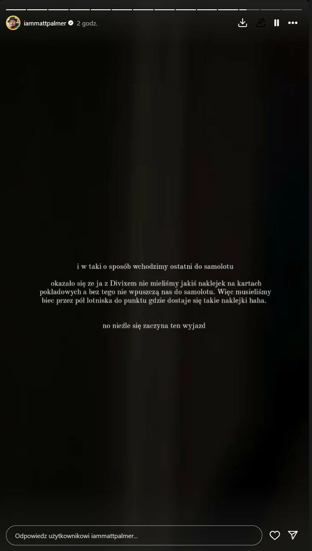 Panika przed wylotem do USA! Matt Palmer utknął na lotnisku. Wszystko przez jedną drobnostkę! 