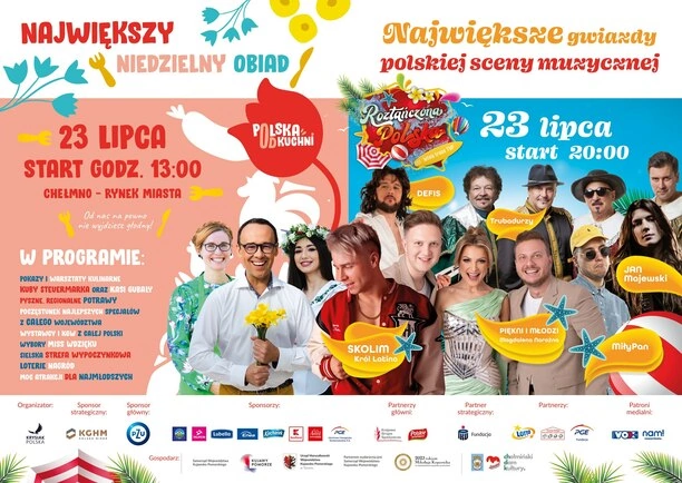 Roztańczona Polska Chełmno 2023! WIemy kto wystąpi, transmisja LIVE