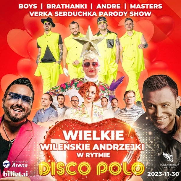 Wileńskie Andrzejki w Rytmie Disco Polo już dziś 30 listopada! Kto wystąpi?!