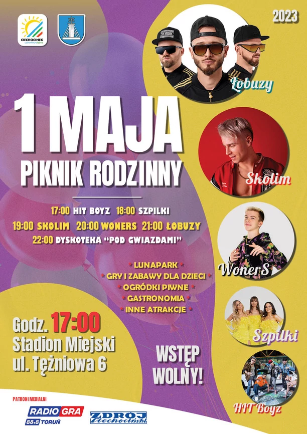 Majowy Piknik Rodzinny w Ciechocinku 2023: Największa impreza disco polo w Polsce! Kto wystąpi?