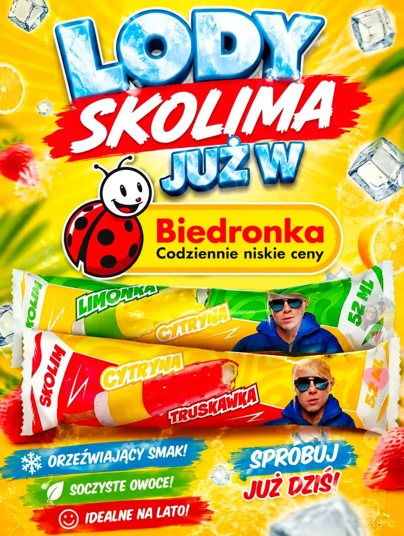 Lody Skolima już w sprzedaży w Biedronce. Dwa smaki na lato! Gdzie kupić?