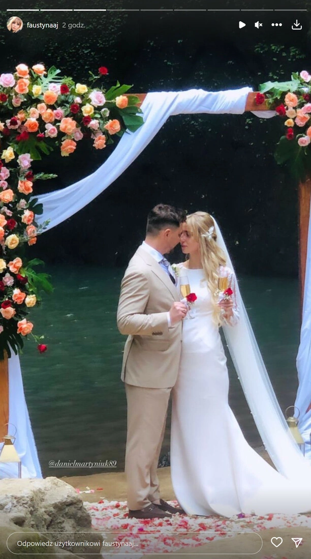 Daniel Martyniuk i Faustyna Jamiołkowska wzięli ślub na Bali! Zobaczcie egzotyczne zdjęcia!