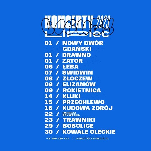 Łobuzy gdzie zagrają w lipcu 2023?! Zobacz ich rozpiskę koncertową.