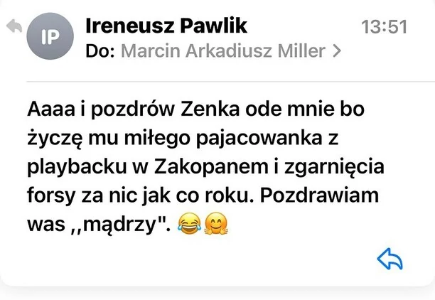 Afera w sieci! Marcin Miller pokazał prywatne e-maile! Poszło o pieniądze i występ podczas Sylwestra Marzeń 2022/2023 
