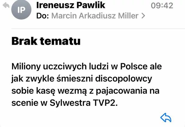 Afera w sieci! Marcin Miller pokazał prywatne e-maile! Poszło o pieniądze i występ podczas Sylwestra Marzeń 2022/2023 