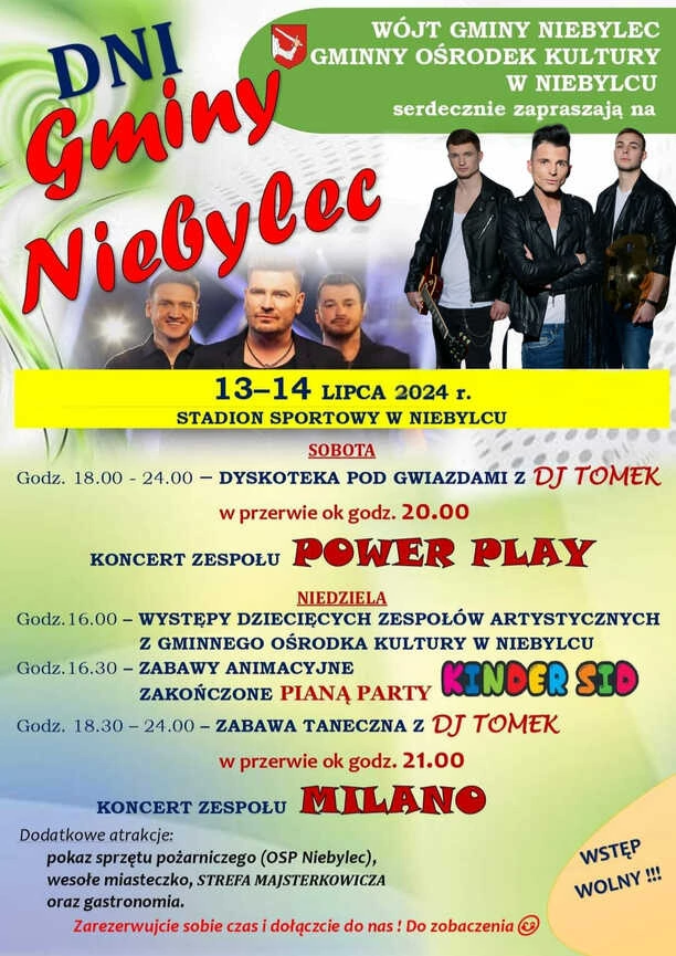 Dni Gminy Niebylec 2024: Przygotuj się na Wielkie Gwiazdy Disco Polo!
