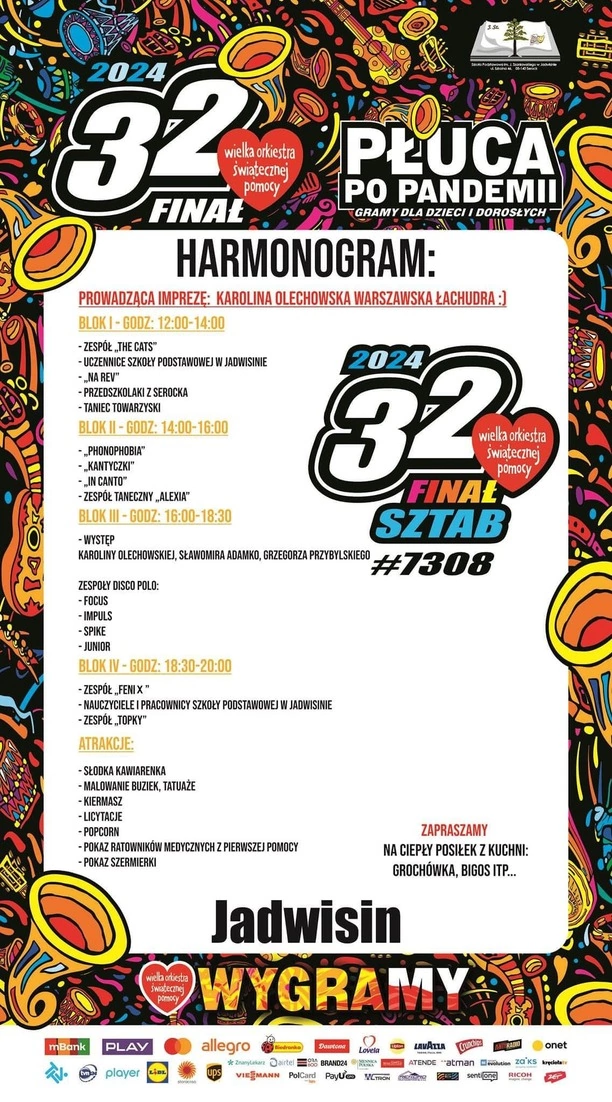 WOŚP - Jadwisin - wielka impreza disco polo kto wystąpi 28 stycznia?