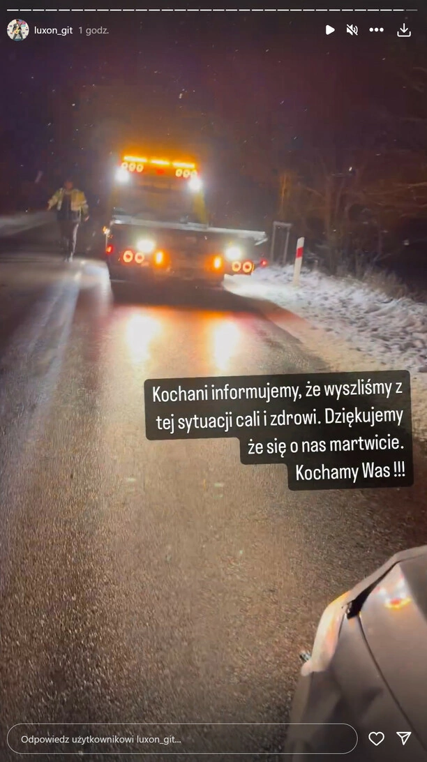 Groźny wypadek Skolima i jego ekipy! Koło urwało im się podczas jazdy! Znamy szczegóły zdarzenia