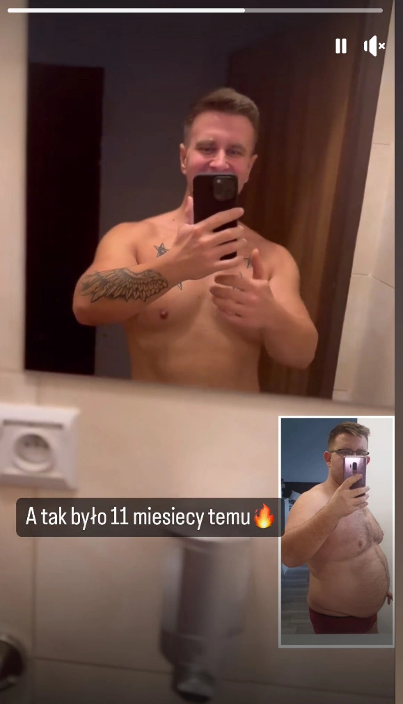 Bartosz Jagielski schudł ponad 40 kg