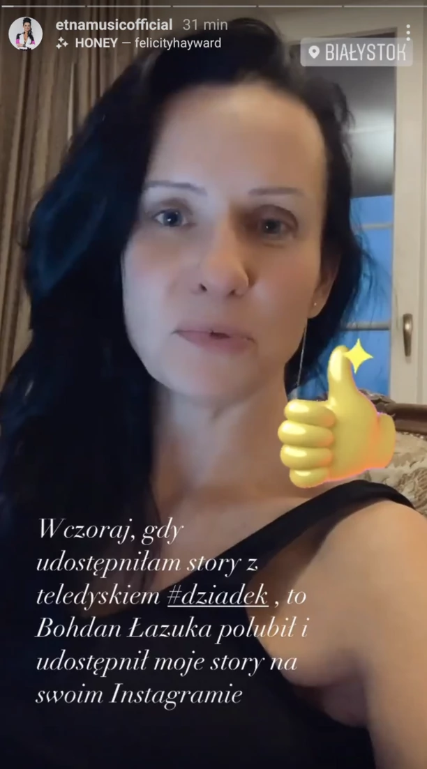 Popularna wokalistka disco polo pochwaliła się współpracą ze znanym aktorem Bohdanem Łazuką! Widzieliście KLIP Etny?! 