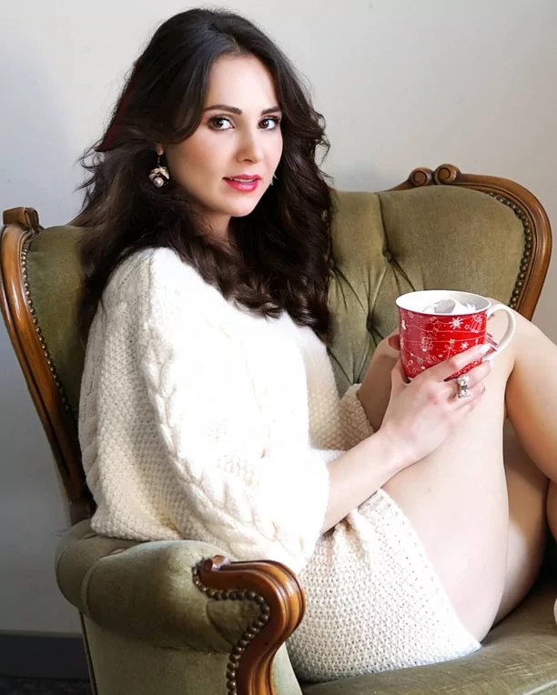 Świąteczna sesja wokalistki disco polo!