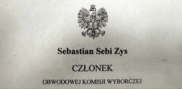 Gwiazdor disco polo Mr. Sebii zaskoczył wszystkich, zasiadając w komisji wyborczej