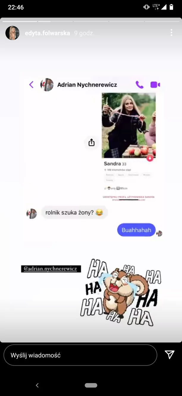 Ukradziona tożsamość Edyty Folwarskiej! Fałszywe konto ze zdjęciem gwiazdy disco polo w sieci!