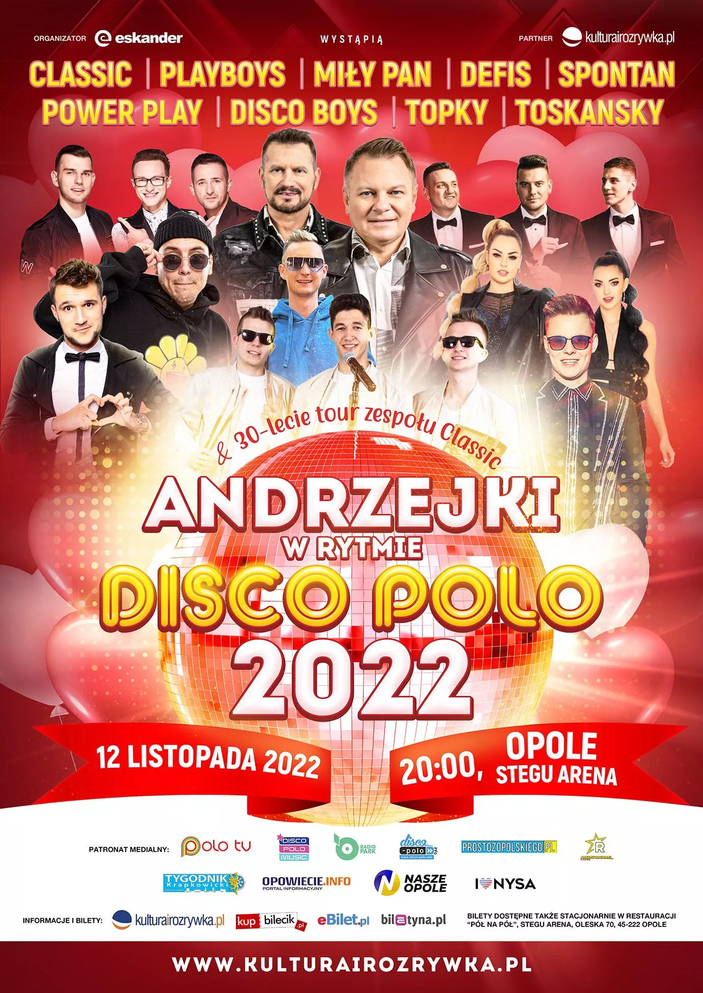 Andrzejki w rytmie disco polo 2022! Impreza z wielkimi gwiazdami! Zobaczcie kto wystąpi