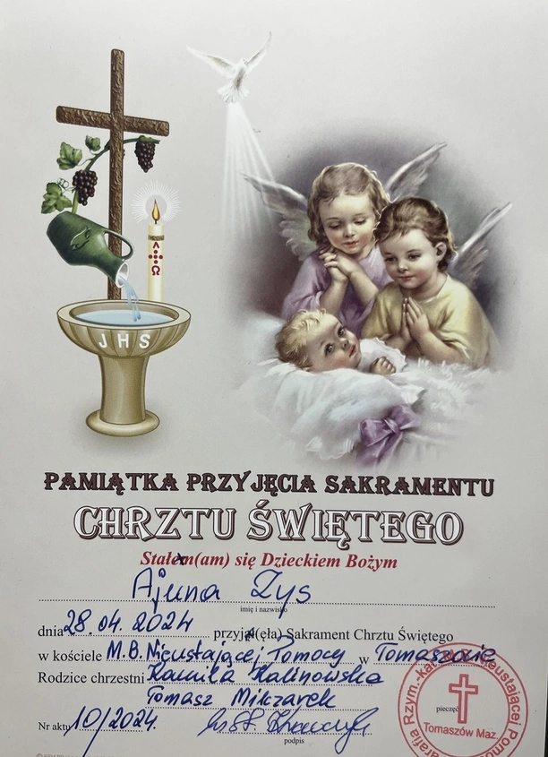 Najbardziej nietypowe polskie imię? Ajuna córka gwiazdy disco polo została ochrzczona! | ZDJĘCIA