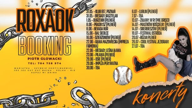 Roxaok zaprasza, na letnie koncerty 2024  Sprawdź, Gdzie Usłyszysz Jej Hity!