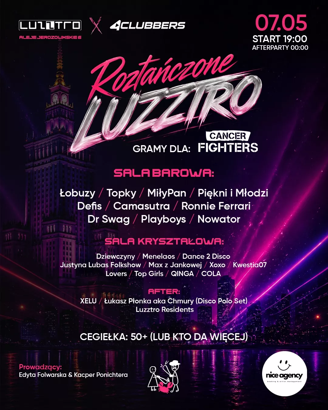 Roztańczone Luzztro 7 maja w Warszawie. Disco polo zagra dla Cancer Fighters