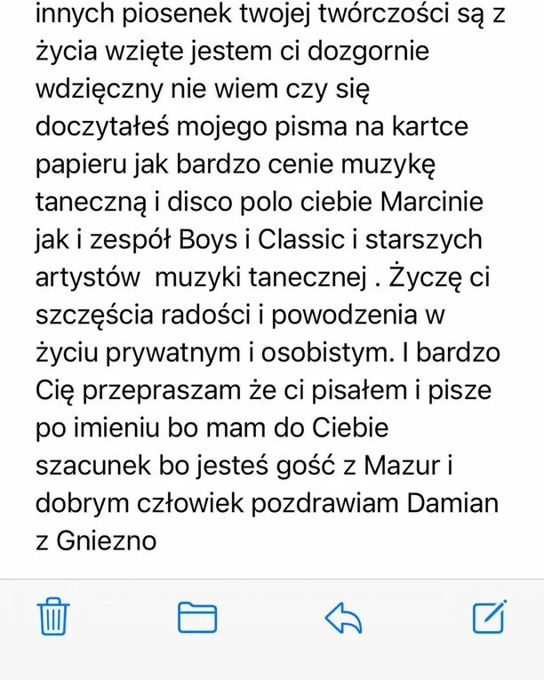 Marcin Miller – Boys nie kryje wielkiego wzruszenia! Treść wiadomości chwyciła gwiazdora disco polo za serce! 