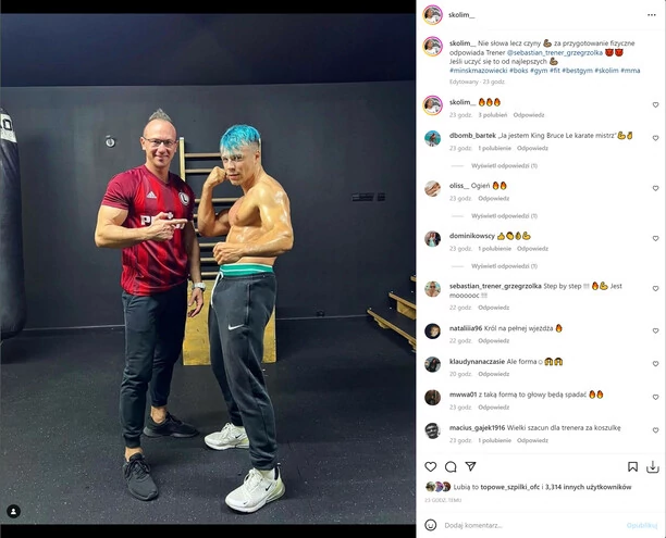 Robi wrażenie! Skolim pokazał ogromne mięśnie! To najbardziej wysportowany wokalista w branży? 