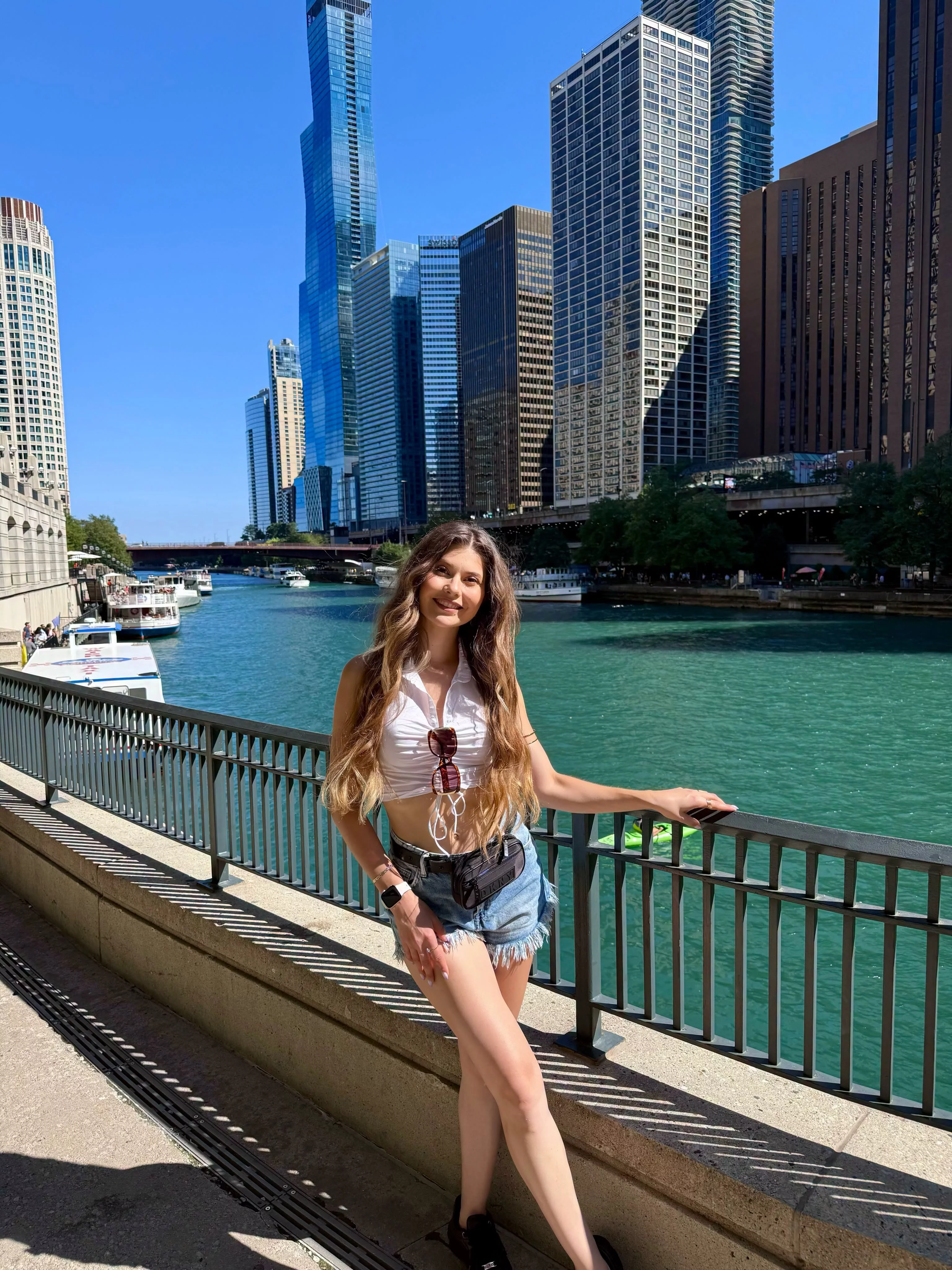 Claudia Szponar na spacerze po centrum Chicago. Wokalistka disco polo pokazała zdjęcia z USA