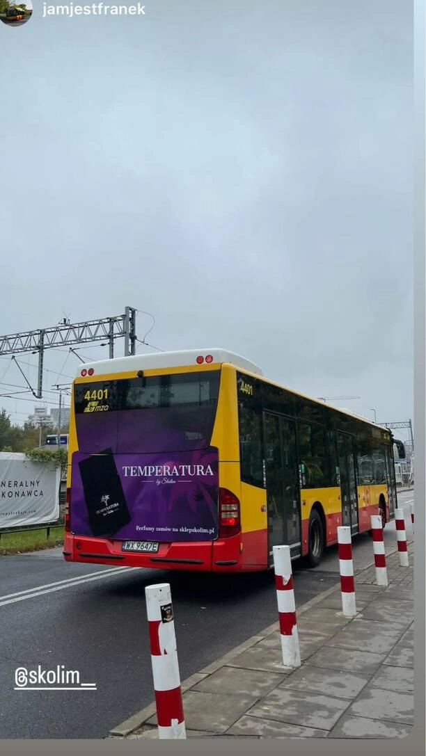 Skolim opanował stolicę! Reklama Króla Latino na warszawskich autobusach podbija internet! 