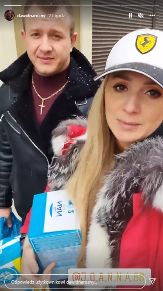 Dawid Narożny wspólnie z żoną Joanną wspierają Ukrainę! Artyści zrobili zakupy i oddali swoje rzeczy! 