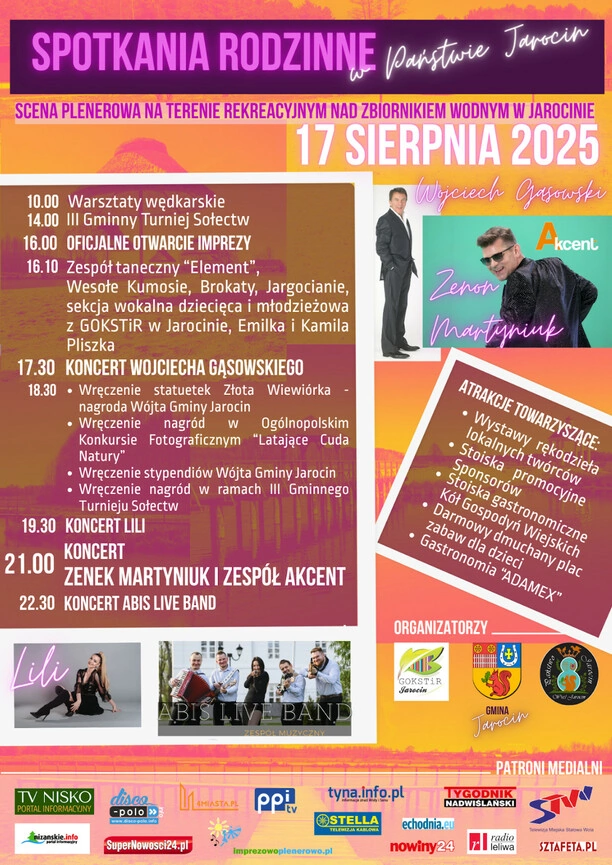 Zenek Martyniuk i Akcent rozkręcą Jarocin 2025 – szykuje się wyjątkowy festyn z rodzinną energią