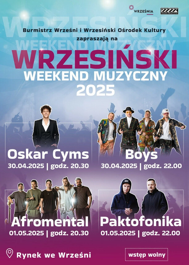 Boys zagrają we Wrześni w majówkę 2025! Legenda disco polo wraca na scenę z przebojami ”Jesteś szalona” i nie tylko

