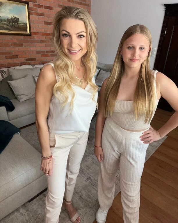 Magdalena Narożna i jej córka Gabrysia - Nie uwierzysz, jak bardzo są do siebie podobne! Gabrysia to już duża dziewczyna!