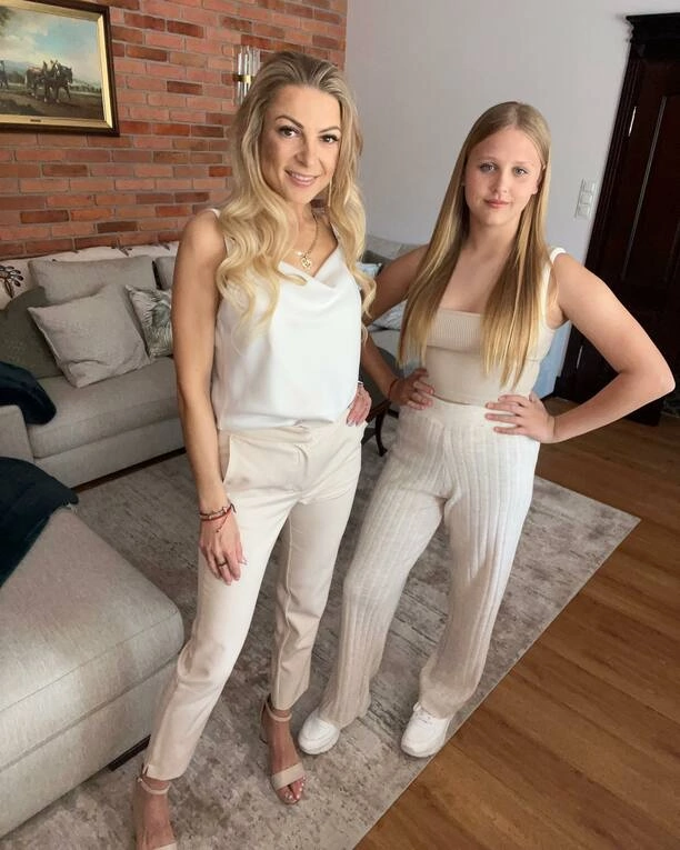 Magdalena Narożna i jej córka Gabrysia - Nie uwierzysz, jak bardzo są do siebie podobne! Gabrysia to już duża dziewczyna!