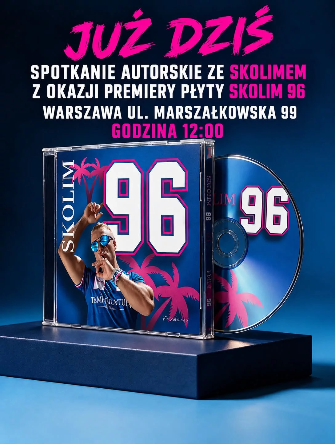 Skolim w swoje 30. urodziny spotyka się z fanami w Empiku! Spotkanie autorskie z okazji premiery płyty „Skolim 96”