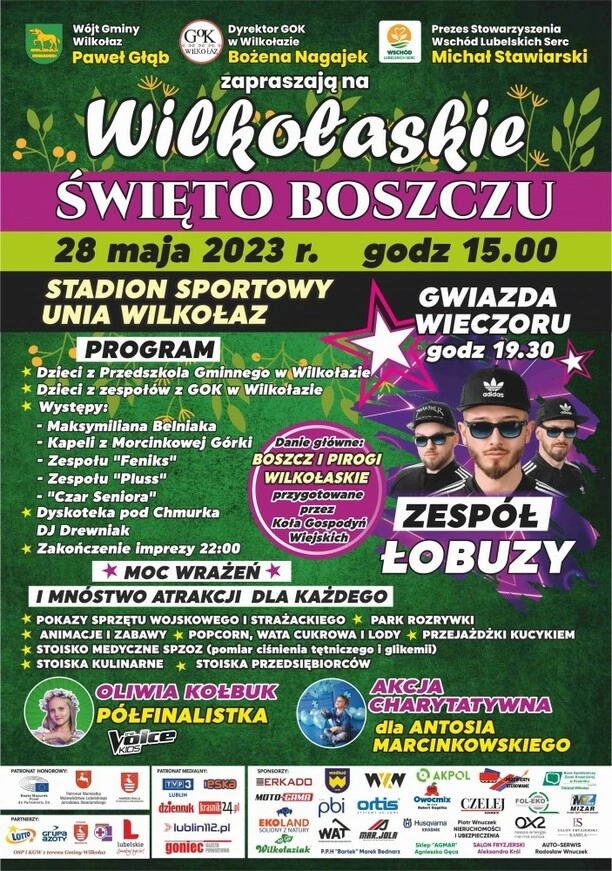 Wilkołaskie Święto Boszczu 2023: Wielka uczta dla duszy i ciała z niezwykłą gwiazdą wieczoru - wystąpi zespół Łobuzy!