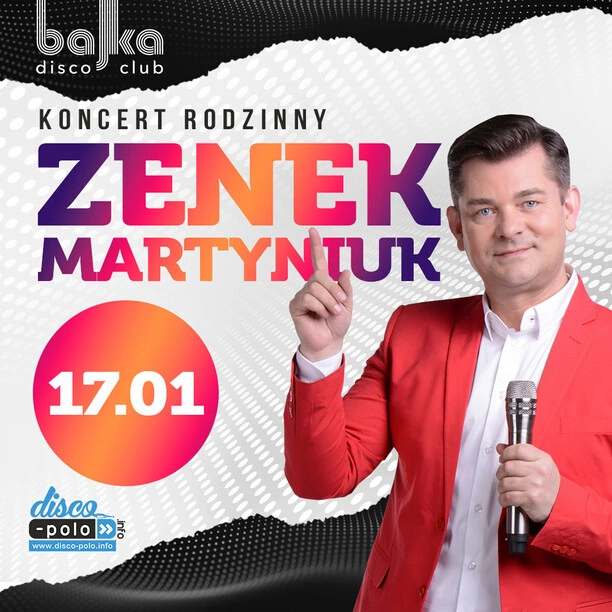 Wyjątkowy koncert Zenka Martyniuka już 17 stycznia w klubie Bajka w Rzeszowie!