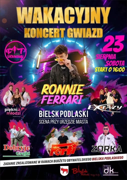Wakacyjny koncert gwiazd w Bielsku Podlaskim 2025! 