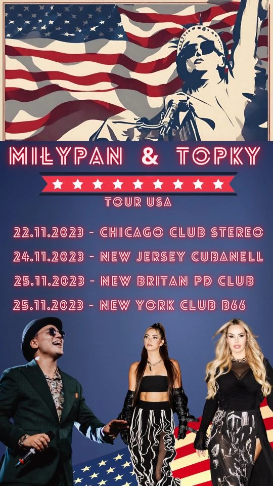 Topky i MiłyPan na trasie koncertowej w USA i Kanadzie