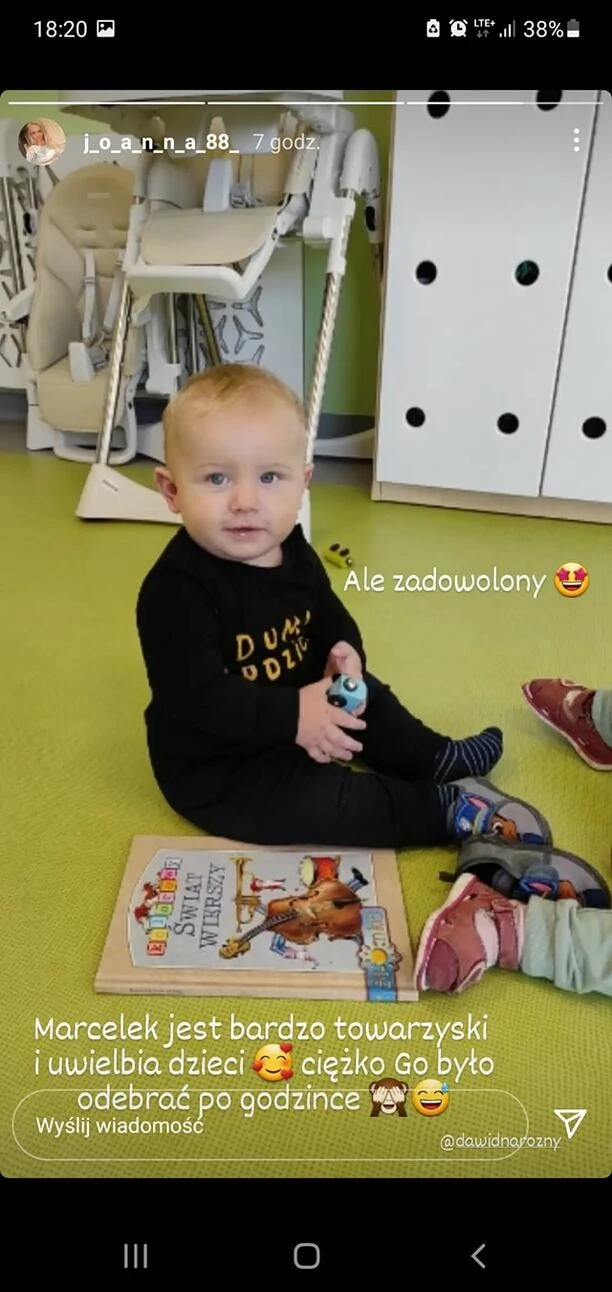 Dawid Narożny zaprowadził syna po raz pierwszy do żłobka! Reakcja dziecka zaskoczyła gwiazdora i Jego żonę! 